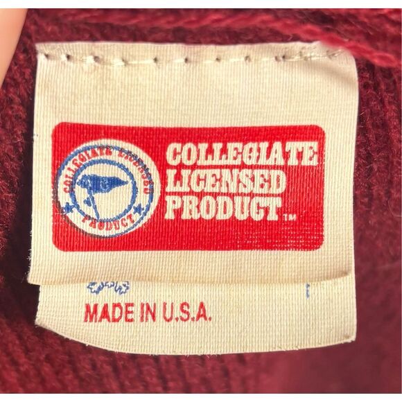 Vintage Iowa State Cyclones Scarf Scarve By Paramount Knitwear Red - Picture 5 of 8